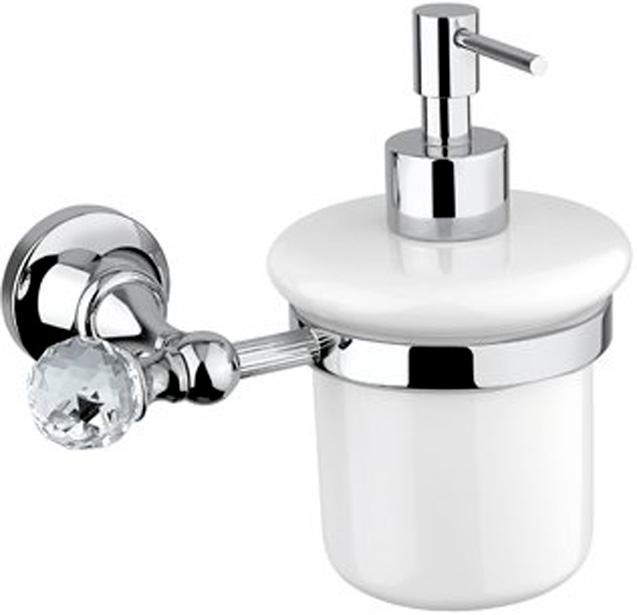 Дозатор настенный керамический, (цв.хром, Swarovski), Olimp ZZ