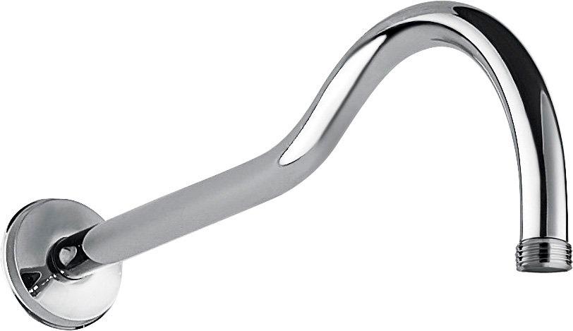 Кронштейн стеновой 400мм, для верхнего душа, круглый, с подводом воды 1/2, (цв. хром), Cezares ZZ