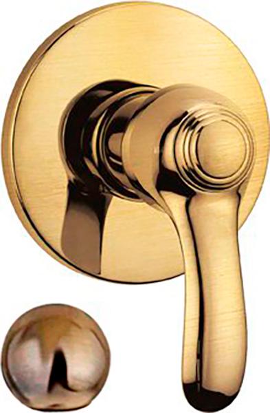 Смеситель для душа, встраиваемый в стену, (цв.бронза), Lira ZZ