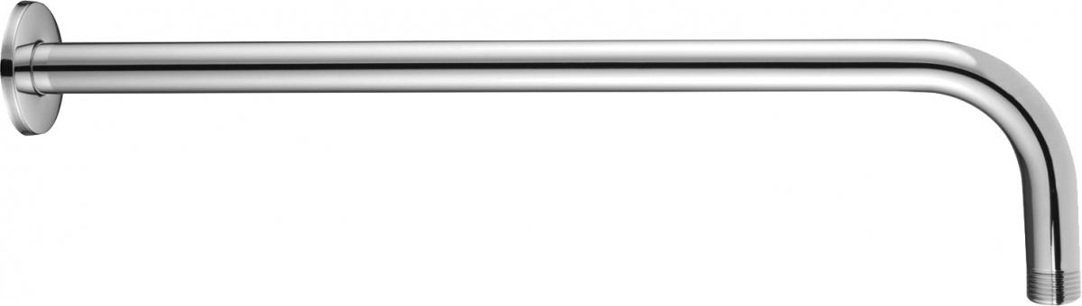 Кронштейн для верхнего душа, стеновой, 400мм, круглый, с подводом воды 1/2, (цв.хром), Cezares ZZ