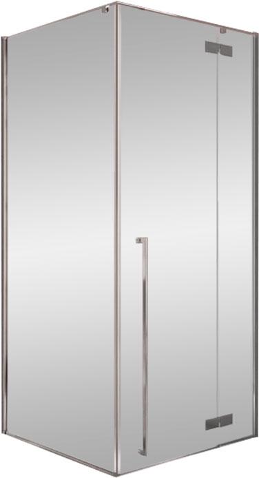 Душевой уголок 1000х1000х1950мм, правый, (стекло прозрачное 6мм, фурнитура цв.хром), Liner ZZ