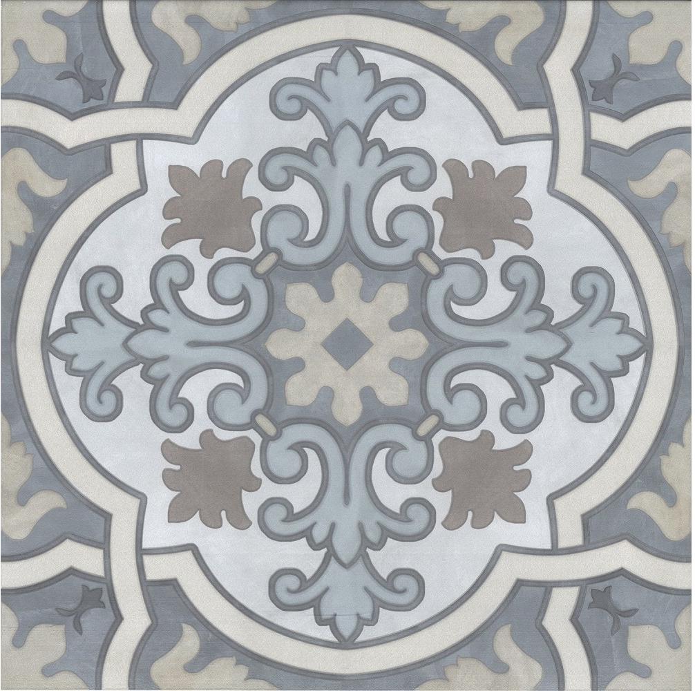 Декор Про Чементо 1 матовый обрезной 40.2x40.2