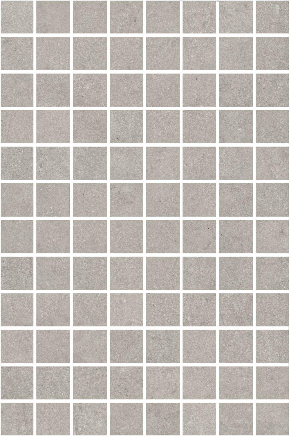 Декор Матрикс мозаичный серый |20х30