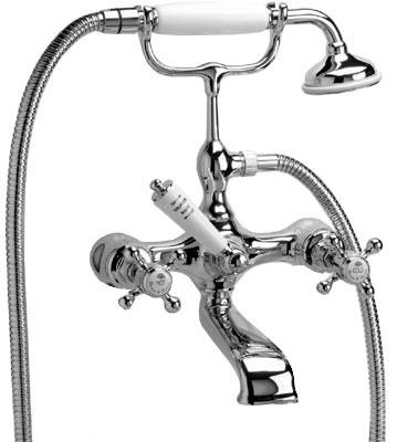 Смеситель на ванну с душ. гарнитуром, (хром) Victorian ZZ