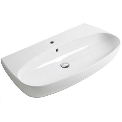 Раковина подвесная, накладная 80х50хh16см, БЕЗ крепежа арт.F 89, Vignoni ZZ