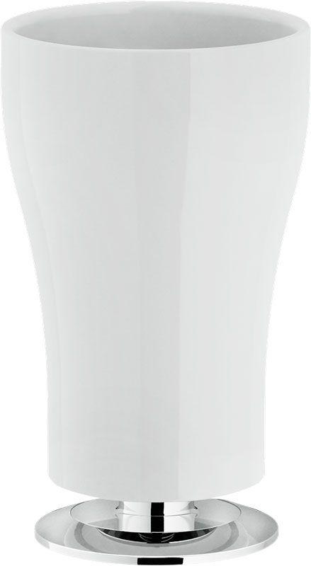 Стакан настольный, (керамика / хром), Sofi ZZ