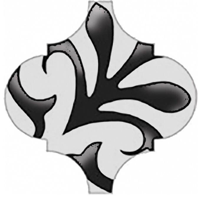 Декор Арабески глянцевый орнамент|6.5x6.5