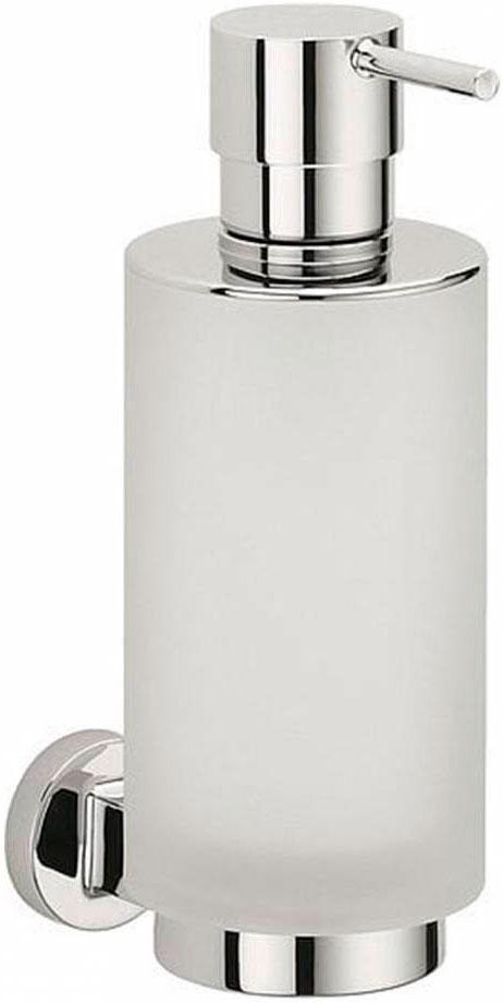 Дозатор настенный стекл. (стекло мат., держатель цв.хром) Nordic ZZ