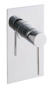 Смеситель для душа, встраиваемый в стену, (цв. хром), UP ZZ
