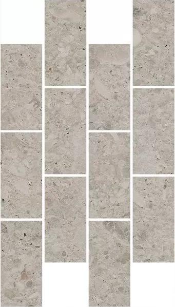 Декор Чеппо ди Гре мозаичный бежевый светлый матовый обрезной 34,6x20