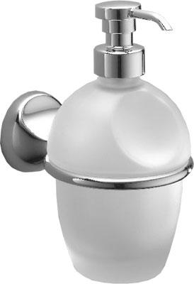 Дозатор для жидкого мыла настенный, стекло/хром, Melo ZZ