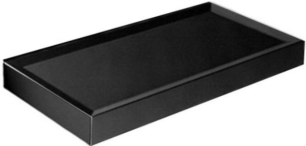 Полка 50х15хh3см, (матовая чёрная керамика), Young ZZ