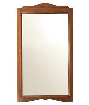 Зеркало прямоуг. в дерев. раме 63хh110см, крепёж в компл., (дерево бук, цв.noce), Veronica Nuovo ZZ