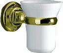 Стакан настенный (цв. золото / керамика) Victoria ZZ