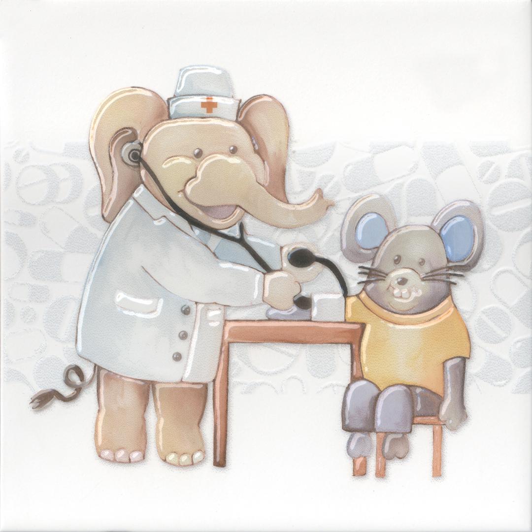 Декор Айболит 3 ZZ 20х20