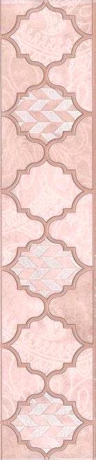 Бордюр Фоскари розовый ZZ|5.4x25