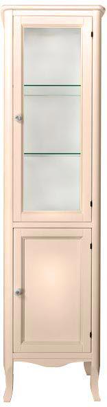 Пенал напольный 50,2х40хh172см, 2 расп.двери, петли Blum, (петли справа), 3 ст.полки, (дерево бук, цв.tortora, ручки Riflesso цв.бронза в компл.), Ver