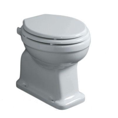 Чаша унитаза 38х50см, для "Среднего" и ""Высокого" бачка, ВЫПУСК В ПОЛ ! ! !, (без сиденья и крепл. к полу), Londra ZZ