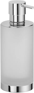 Дозатор настольный стекл. (стекло мат., основание цв.хром) Nordic ZZ