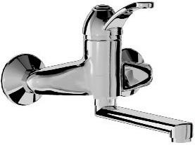 Смеситель для кухни, настенный (цв. хром) Miss ZZ
