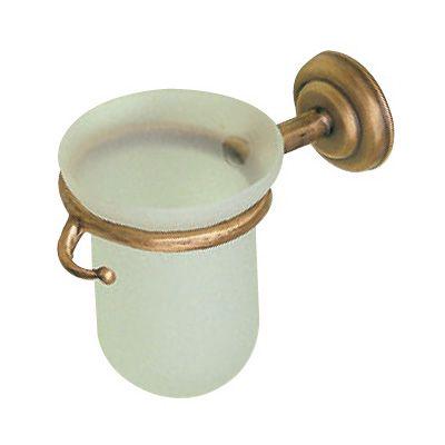 Стакан настенный (держатель цв.бронза, стекло матовое), Piccadilly XX