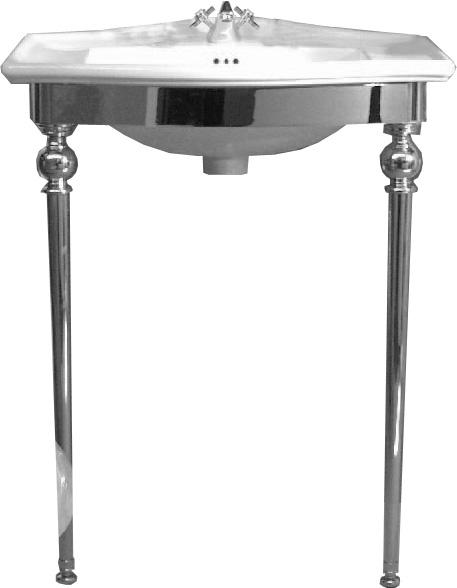 Раковина полувстраиваемая (установка на консоль), 695х500хh230мм, 1 отв. для смесителя, Westminster ZZ