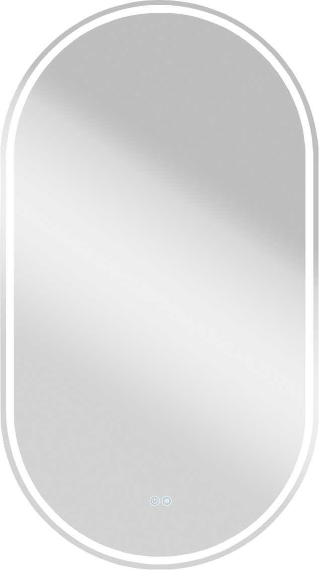 Зеркало 600x1000x30мм, с встроенным светильником, сенсорным выключателем, диммером и функцией антизапотевания, Vincea ZZ
