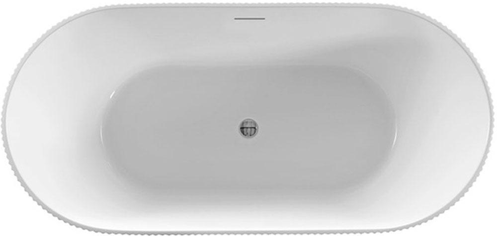 Ванна 1700х800хh580мм, отдельностоящая, интегрир.слив перелив, д/к цв.хром в компл.,(акрил цв.белый), Vincea ZZ