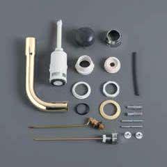 Механизм смыва, соединительная труба, боковая кнопка-рычаг смыва, для "Среднего" бачка арт.AR 812, LA28, LO 912, (цв. золото), Simas