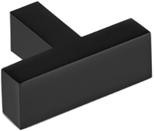 Крючок, (цв. черный матовый), Linea ZZ