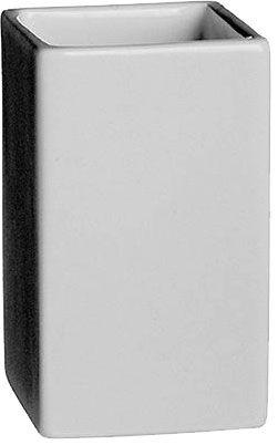 Стакан 7х7хh12см, настенный (матовая белая керамика), Young ZZ