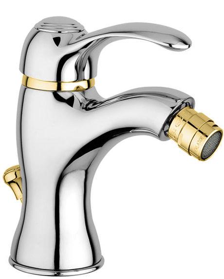 Смеситель для биде, с д/к (цв.хром/золото) Miss ZZ