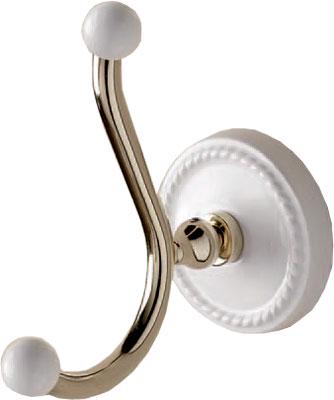 Крючок двойной (керамика/латунь) Dorothy ZZ