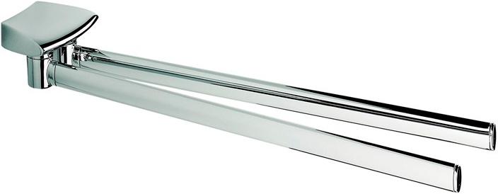 Полотенцедержатель двойной поворотн. 34,5 см, (цв.хром), Land