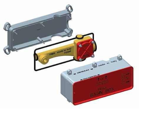 Внутренняя часть смесителя для раковины настенного монтажа, FIMA Carlo Frattini ZZ