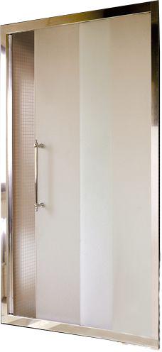 Дверь раздвижная д/ниши 129/133хh185x5см, стекло сатинированное (латунь), Majestic ZZ