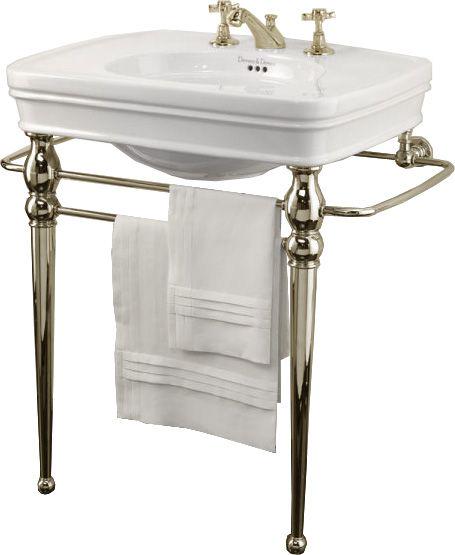 Консоль металлическая под раковину (цв. латунь) Rose ZZ