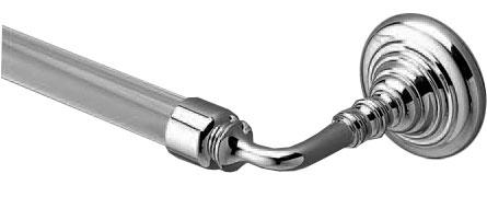 Полотенцедержатель 45см., стекло прозр., (цв. хром) Chelsea ZZ