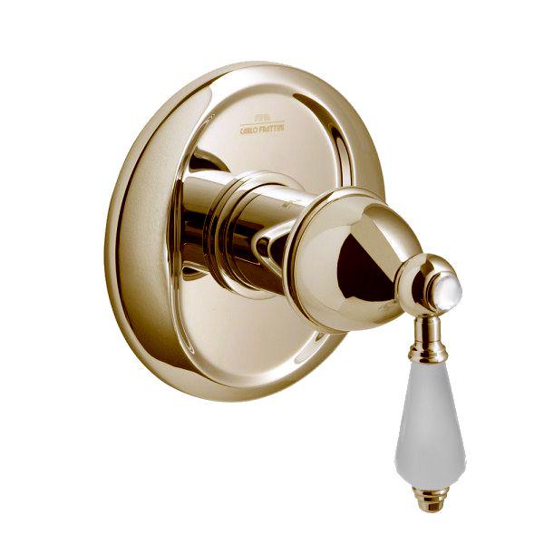 Смеситель для душа, встраиваемый в стену, (внешняя часть, БЕЗ внутренней части арт.F2542BR), (цв. бронза), Herend ZZ