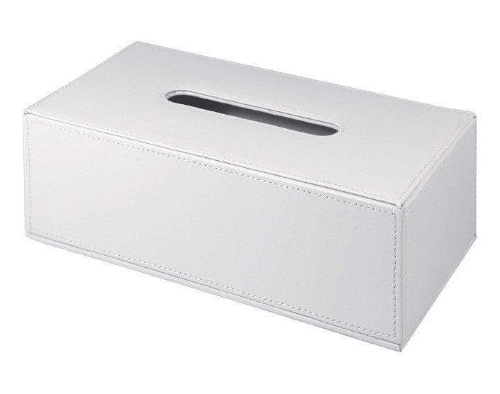 Салфетница настольная 25х14х9см, (экокожа, цв.белый), Colombo KL