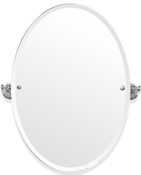 Зеркало овальное, поворотное, 56х8хh66см, (цв.держателей: белый/хром), Harmony ZZ