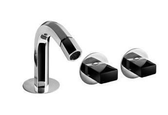 Смеситель для биде, с нажимным д/к,  БЕЗ РУЧЕК, (цв. хром), Venezia ZZ