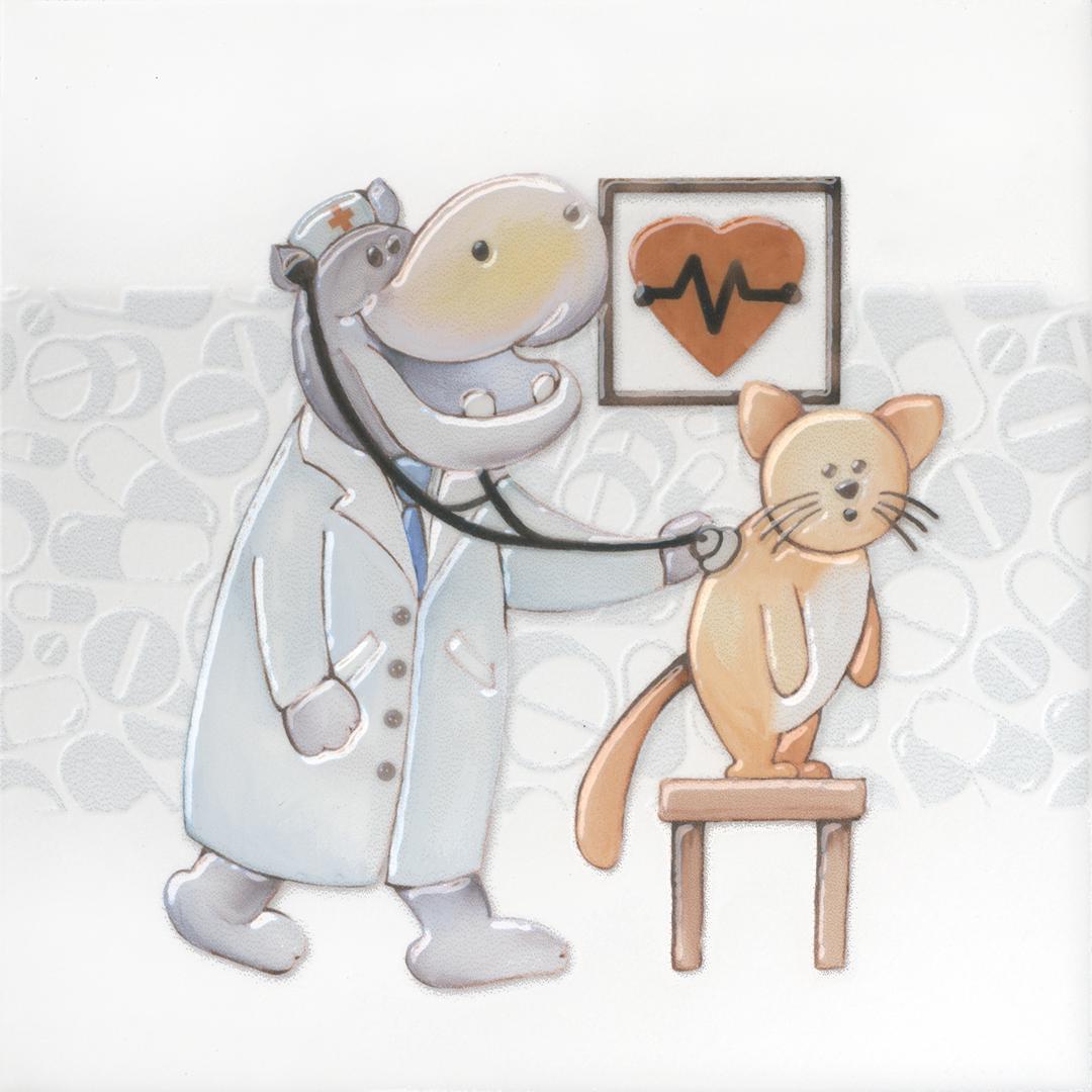 Декор Айболит 1 ZZ 20х20