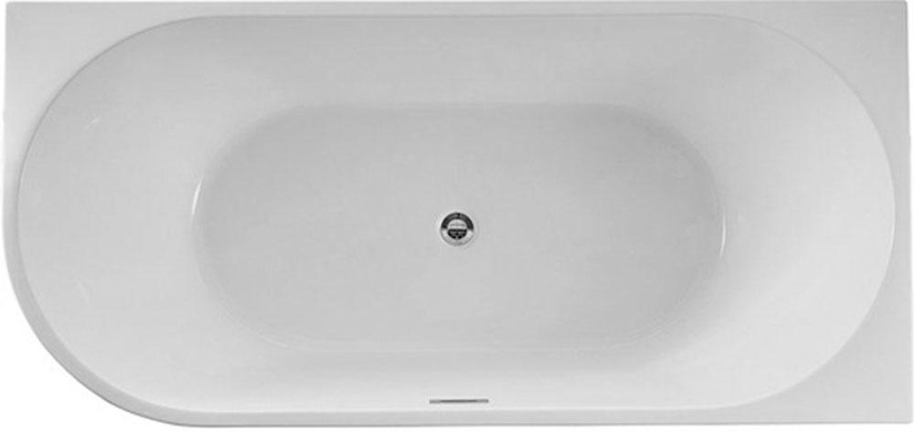 Ванна 1700х800хh580мм, угловая R Правая, интегрир.слив перелив, д/к цв.хром в компл.,(акрил цв.белый), Vincea ZZ