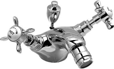 Смеситель для биде, на 1 отв. с д/к, (хром) Antique ZZ