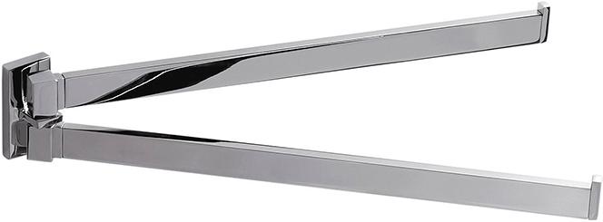 Полотенцедержатель двойной поворотный 33,5 см, хром, Look