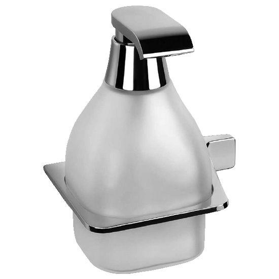 Дозатор настенный "Левый" крепл. справа, (цв. хром, стекло матов.), Alize