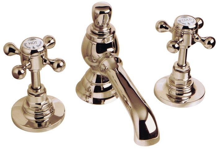 Смеситель на биде на 3 отв. с д/к (латунь) Victorian ZZ