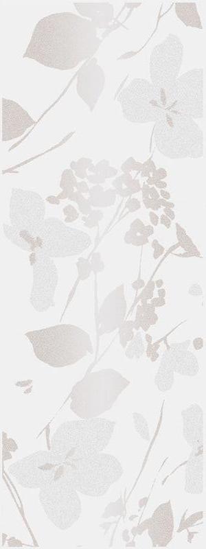 Декор Вилланелла Цветы белый|15х40