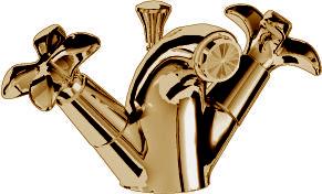 Смеситель для биде с д/к бронза Palma ZZ